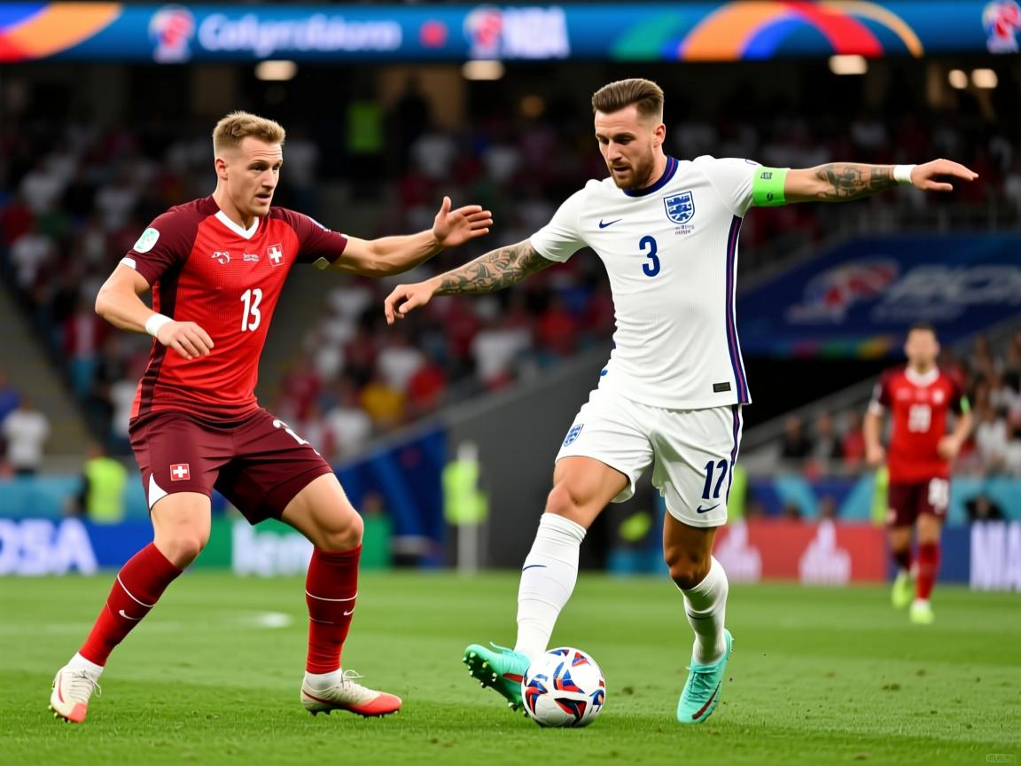 英格兰队在欧洲杯比赛中击败瑞士，实力得到认可