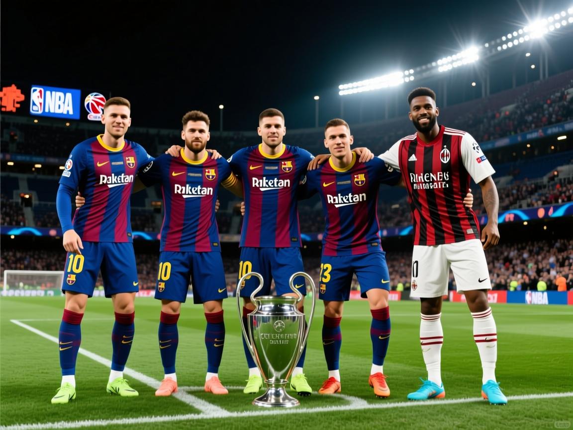 欧冠改制后哪队战绩最佳？巴萨4冠1亚，米兰第3的简单介绍